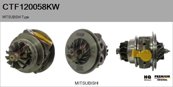 Core assembly, turbocharger (CTF120058KW)