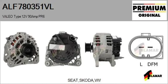 Alternator (ALF780351VL)