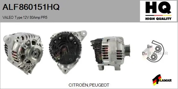 Alternator (ALF860151HQ)