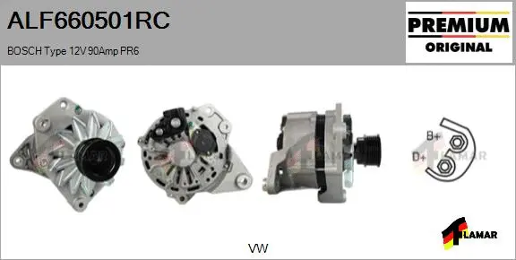 Alternator (ALF660501RC)