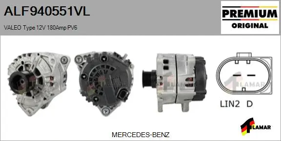 Alternator (ALF940551VL)
