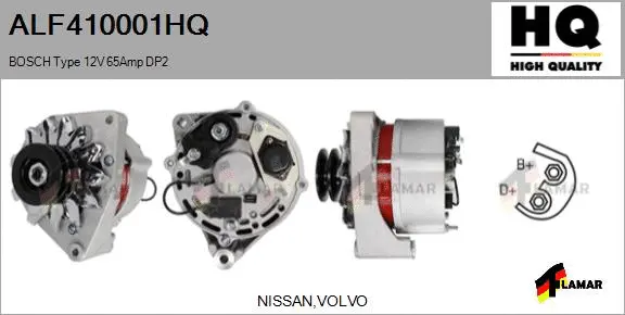 Alternator (ALF410001HQ)