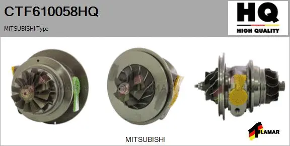 Core assembly, turbocharger (CTF610058HQ)