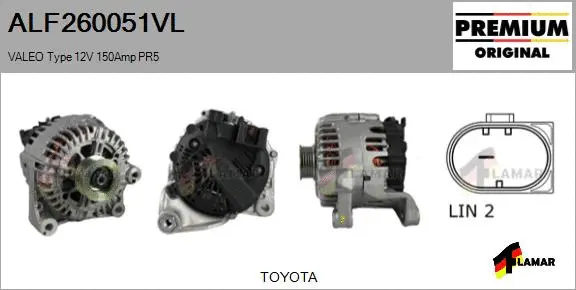 Alternator (ALF260051VL)