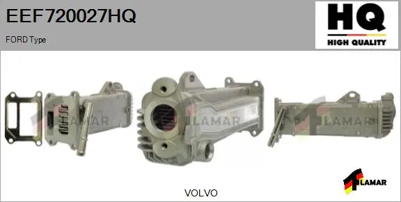 Cooler, exhaust gas recirculation (EEF720027HQ)