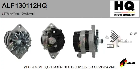 Alternator (ALF130112HQ)