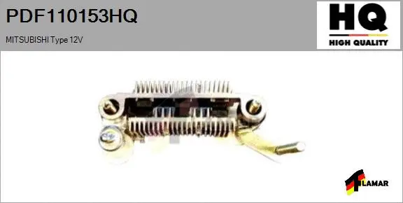 Rectifier, alternator (PDF110153HQ)