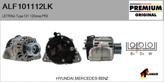 Alternator (ALF101112LK)