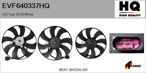 Fan, engine cooling (EVF640337HQ)