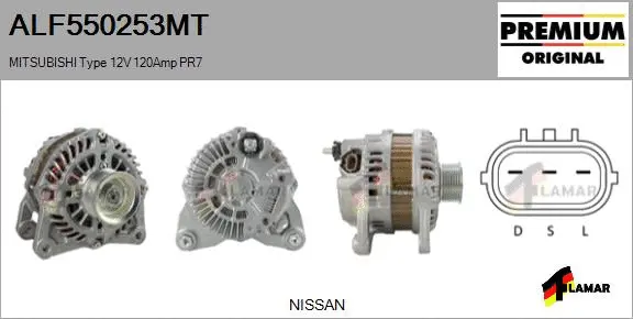 Alternator (ALF550253MT)