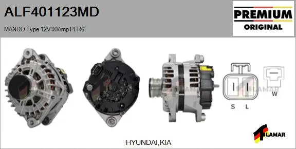 Alternator (ALF401123MD)