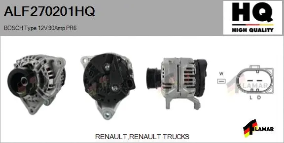 Alternator (ALF270201HQ)