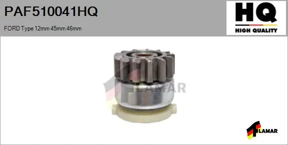 Pinion, starter (PAF510041HQ)
