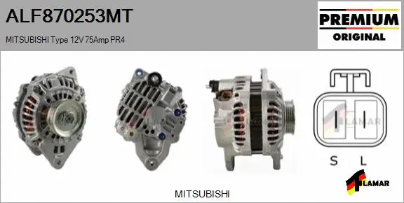 Alternator (ALF870253MT)