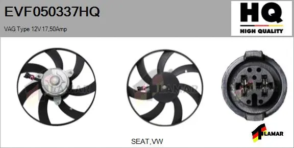 Fan, engine cooling (EVF050337HQ)