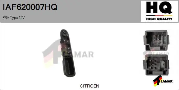 Switch, window regulator (IAF620007HQ)