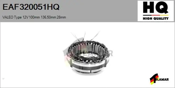 Stator, alternator (EAF320051HQ)