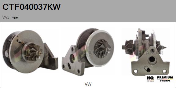 Core assembly, turbocharger (CTF040037KW)