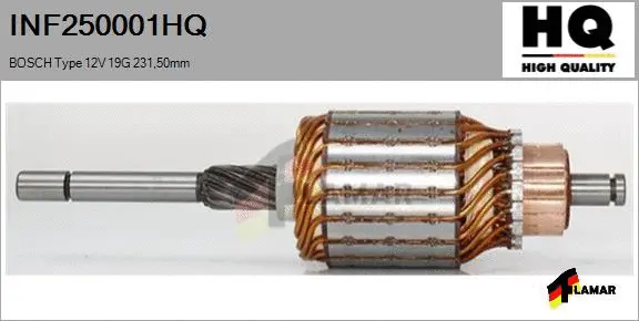 Armature, starter (INF250001HQ)