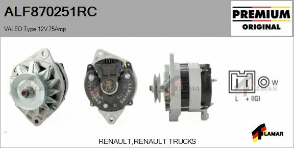 Alternator (ALF870251RC)