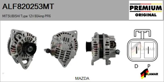 Alternator (ALF820253MT)