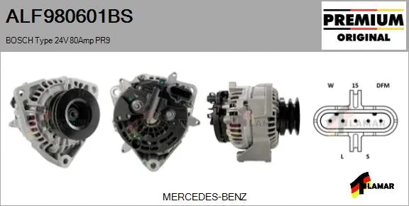 Alternator (ALF980601BS)