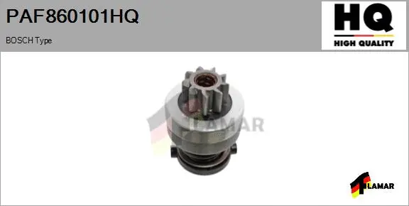 Pinion, starter (PAF860101HQ)