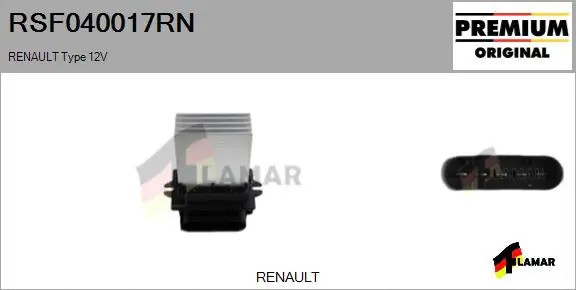 Resistor, interior blower (RSF040017RN)