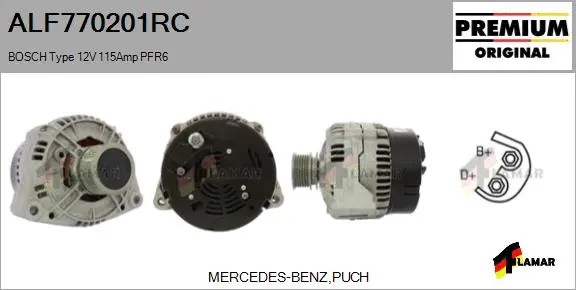 Alternator (ALF770201RC)