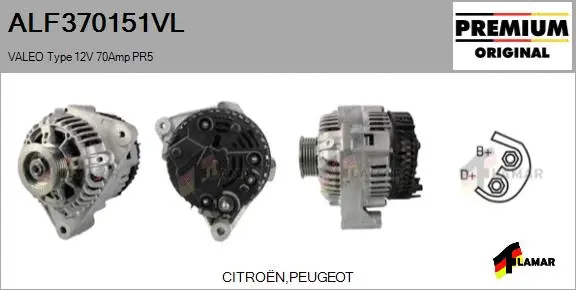 Alternator (ALF370151VL)