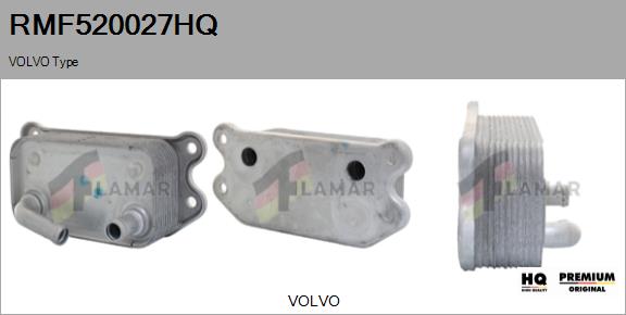 Oil Cooler, engine oil (RMF520027HQ)