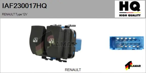 Switch, window regulator (IAF230017HQ)