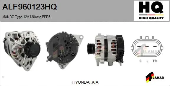 Alternator (ALF960123HQ)