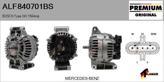 Alternator (ALF840701BS)