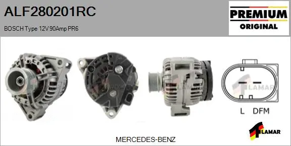 Alternator (ALF280201RC)