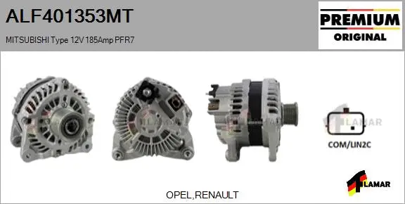 Alternator (ALF401353MT)