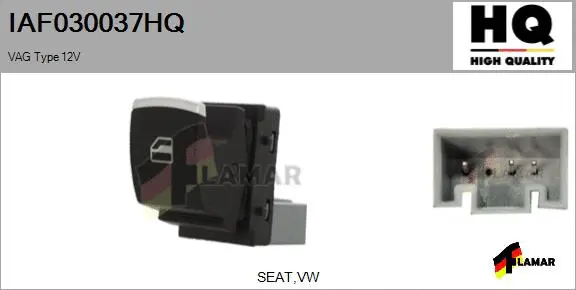 Switch, window regulator (IAF030037HQ)
