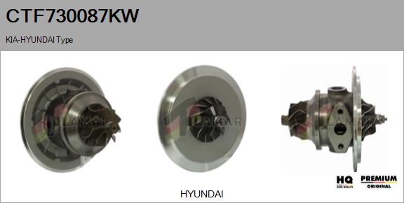 Core assembly, turbocharger (CTF730087KW)