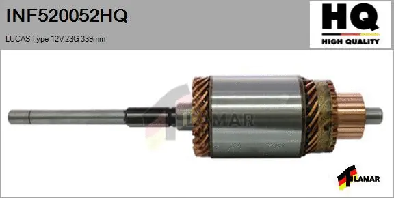 Armature, starter (INF520052HQ)