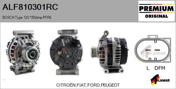 Alternator (ALF810301RC)