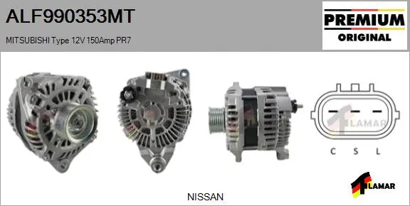 Alternator (ALF990353MT)