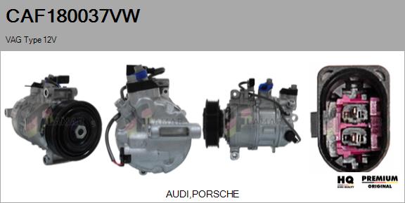 Compressor, air conditioning (CAF180037VW)