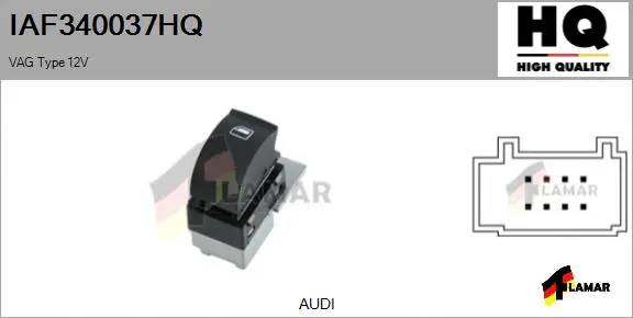 Switch, window regulator (IAF340037HQ)