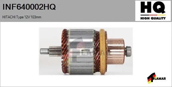 Armature, starter (INF640002HQ)