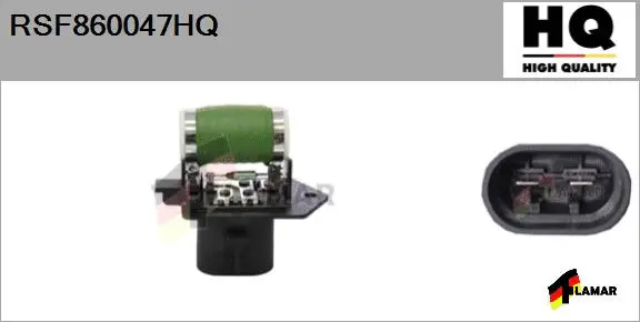 Series resistor, electric motor (radiator fan) (RSF860047HQ)