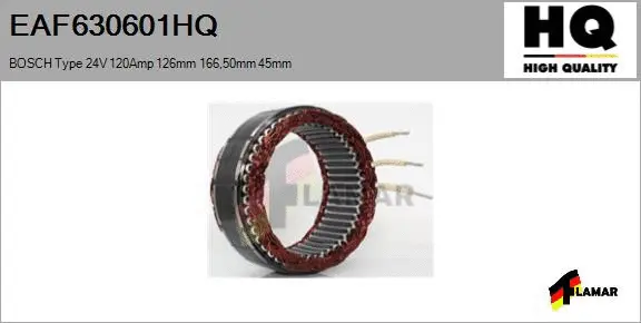Stator, alternator (EAF630601HQ)