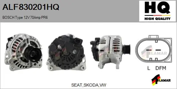 Alternator (ALF830201HQ)