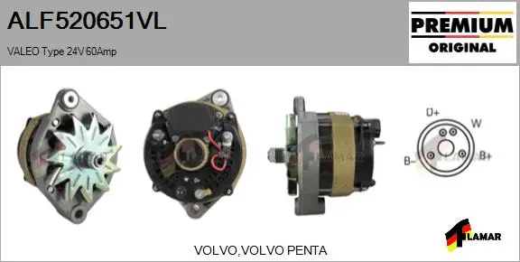 Alternator (ALF520651VL)
