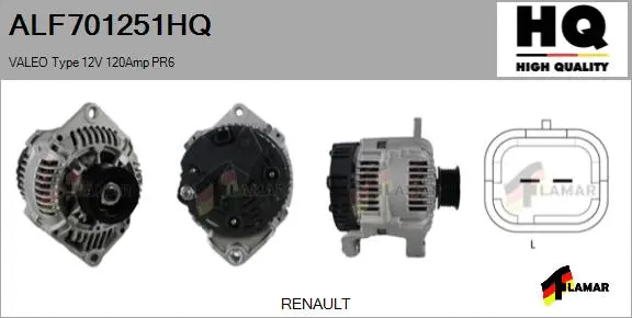 Alternator (ALF701251HQ)