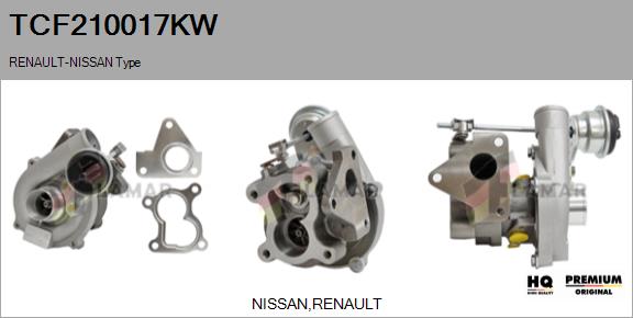 Charger, charging (supercharged/turbocharged) (TCF210017KW)